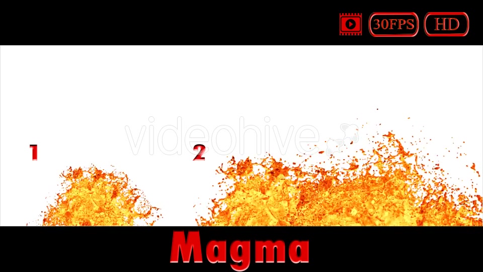 Magma/Lava Splash HD Videohive 19888602 Motion Graphics Image 9