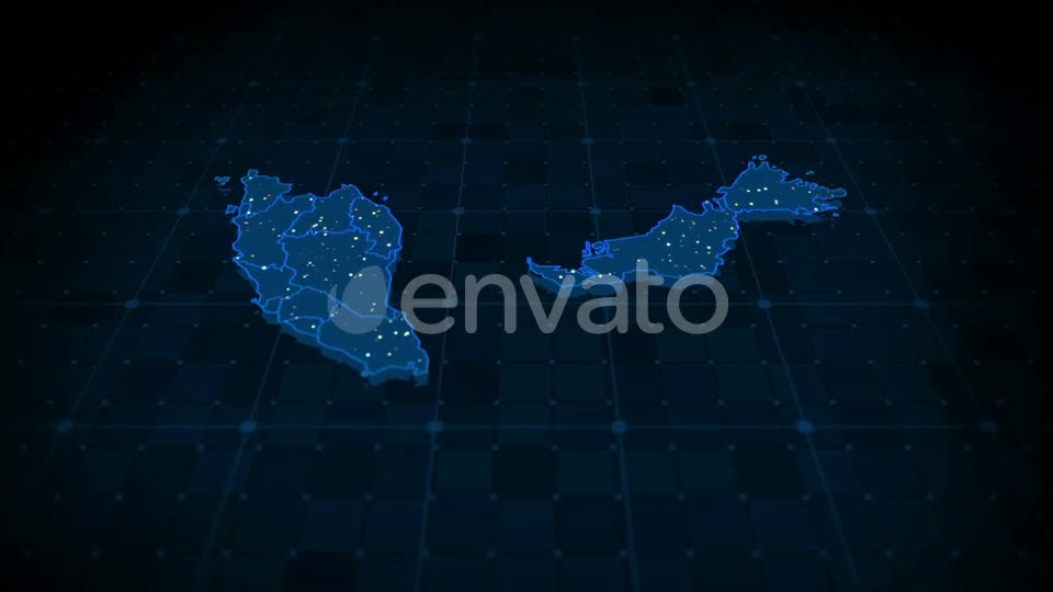 Malaysia Map Hd Videohive 24520919 Motion Graphics Image 1