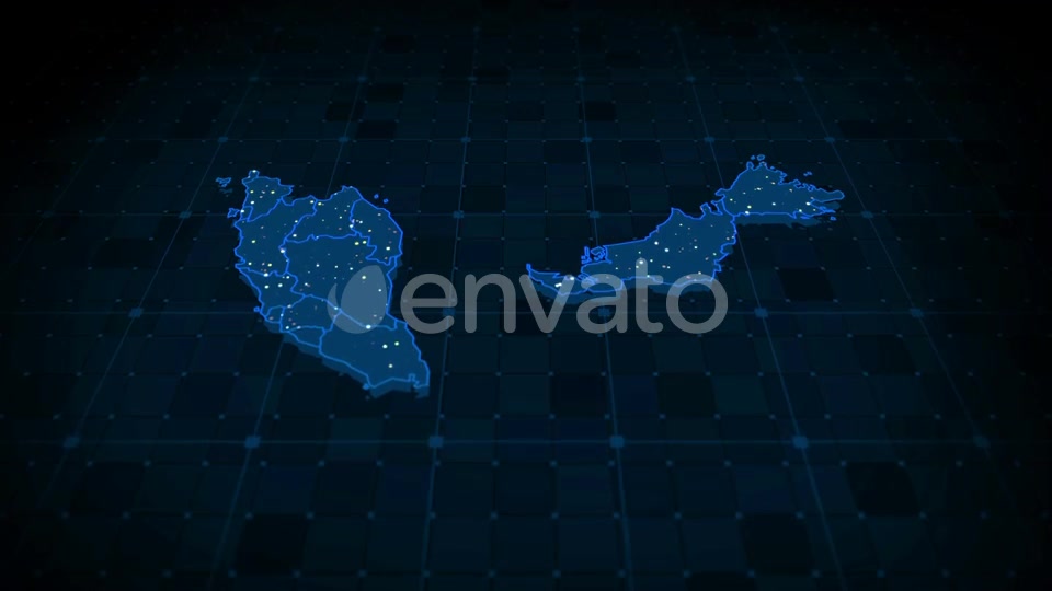 Malaysia Map Hd Videohive 24520919 Motion Graphics Image 2
