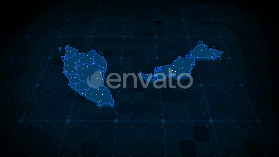 Malaysia Map Hd Videohive 24520919 Motion Graphics Image 3