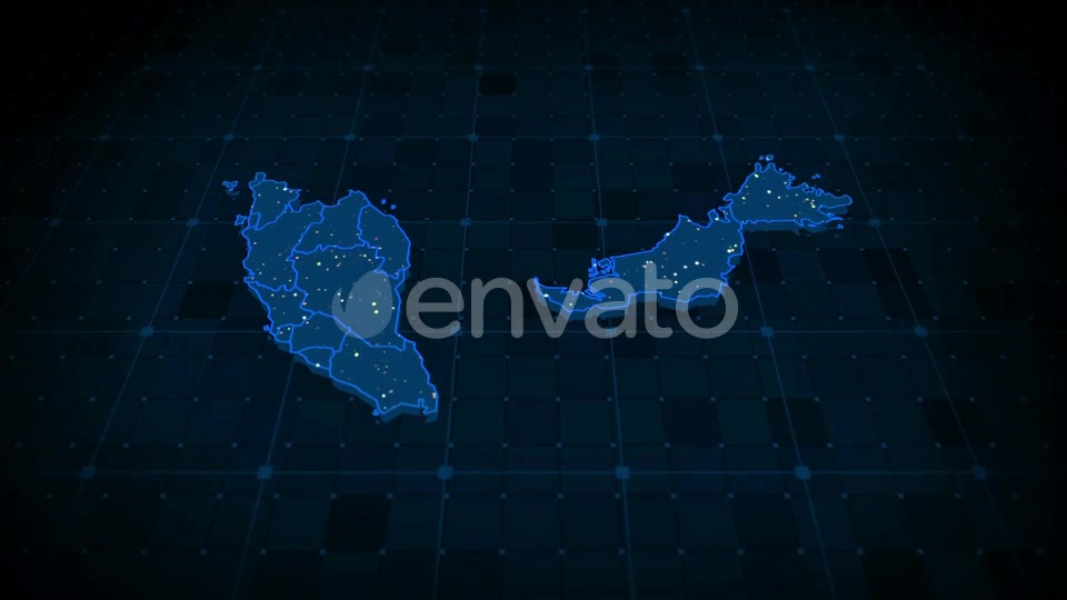Malaysia Map Hd Videohive 24520919 Motion Graphics Image 4