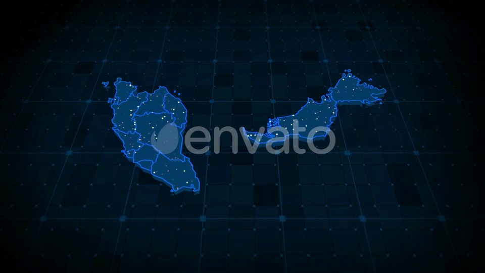 Malaysia Map Hd Videohive 24520919 Motion Graphics Image 5