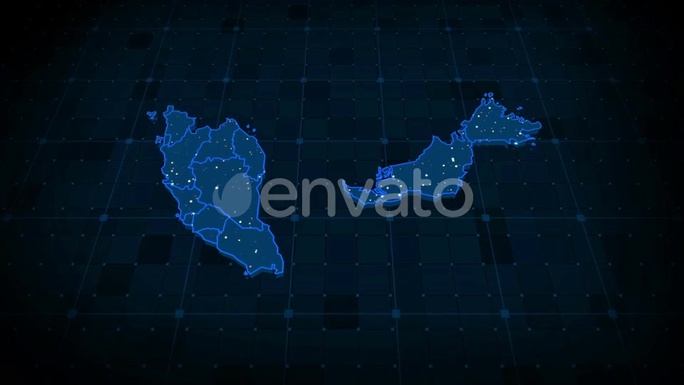 Malaysia Map Hd Videohive 24520919 Motion Graphics Image 7