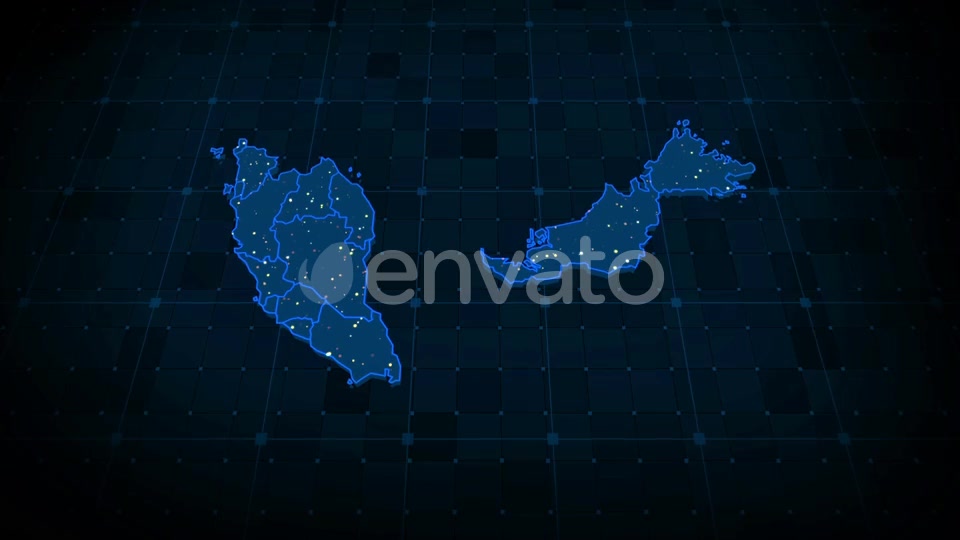 Malaysia Map Hd Videohive 24520919 Motion Graphics Image 9
