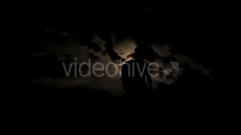 Male Silhouette Walking Into The Storm Videohive 15738161 Motion Graphics Image 8