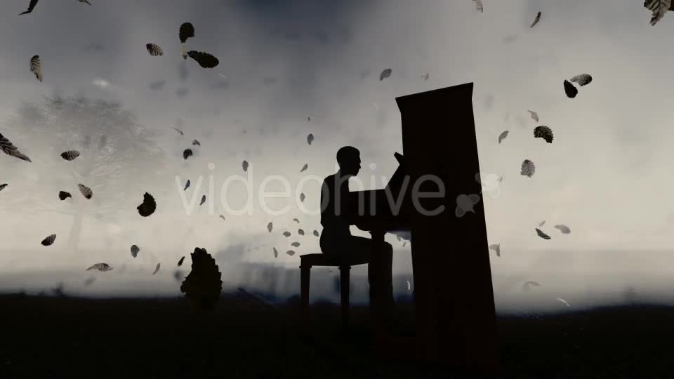 Man Piano Playing Videohive 19832530 Motion Graphics Image 1