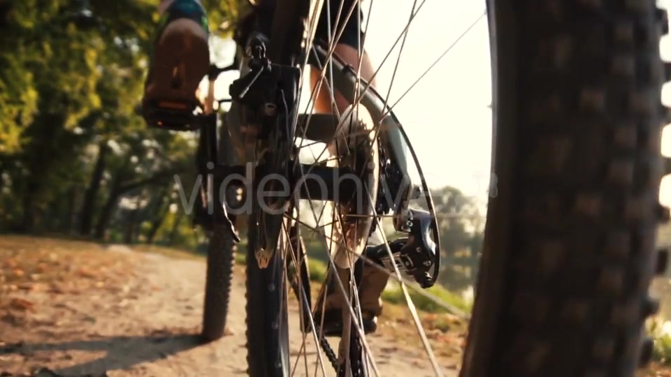 Man Rides a Bike Near Lake  Videohive 17910774 Stock Footage Image 5