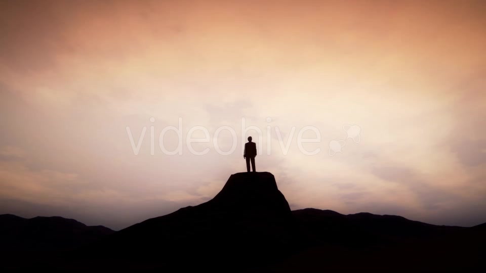 Man Standing on the Cliff of Mountain Videohive 19432839 Motion Graphics Image 5