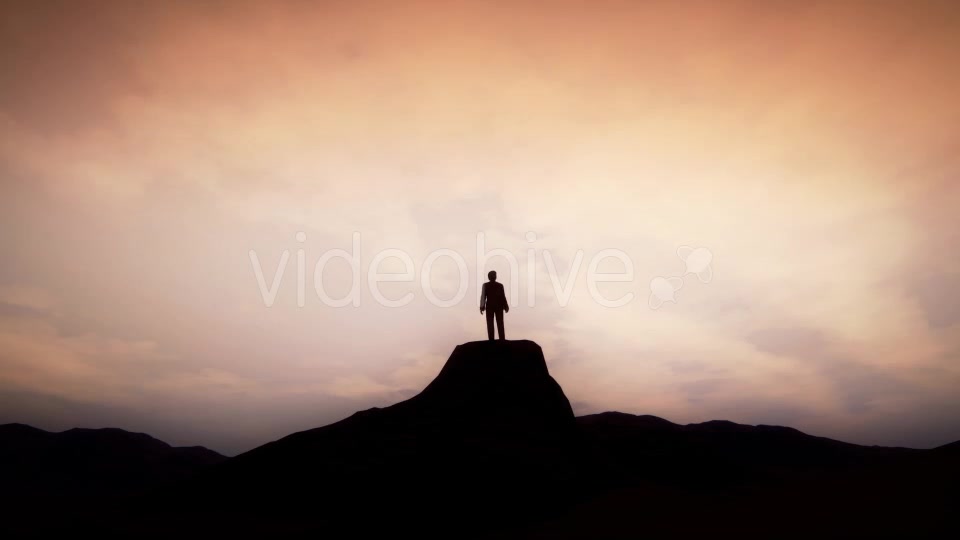Man Standing on the Cliff of Mountain Videohive 19432839 Motion Graphics Image 7