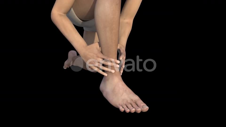Man With Ankle Pain Videohive 22723975 Motion Graphics Image 1
