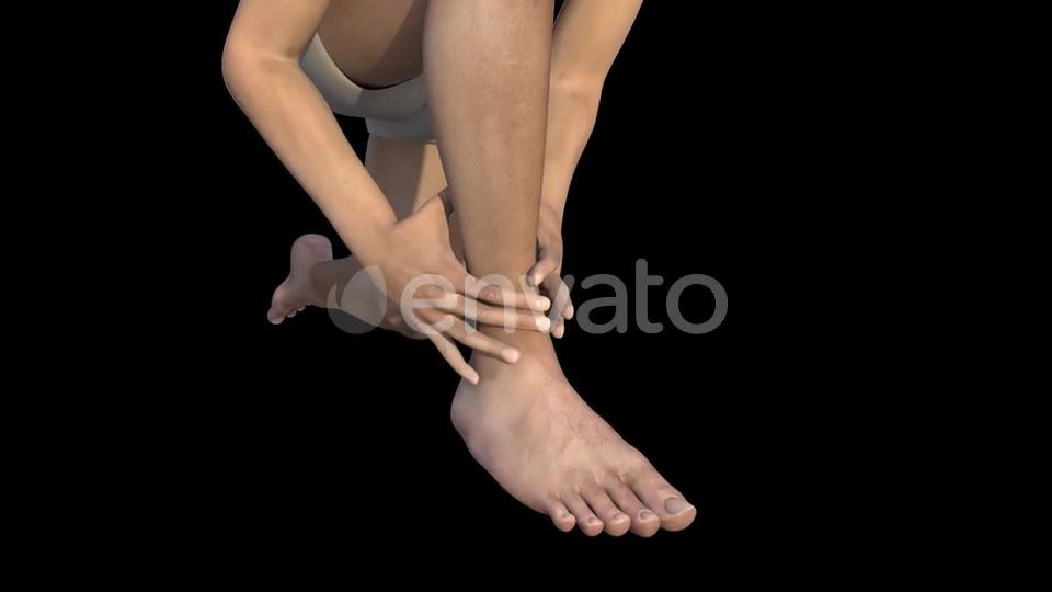 Man With Ankle Pain Videohive 22723975 Motion Graphics Image 2