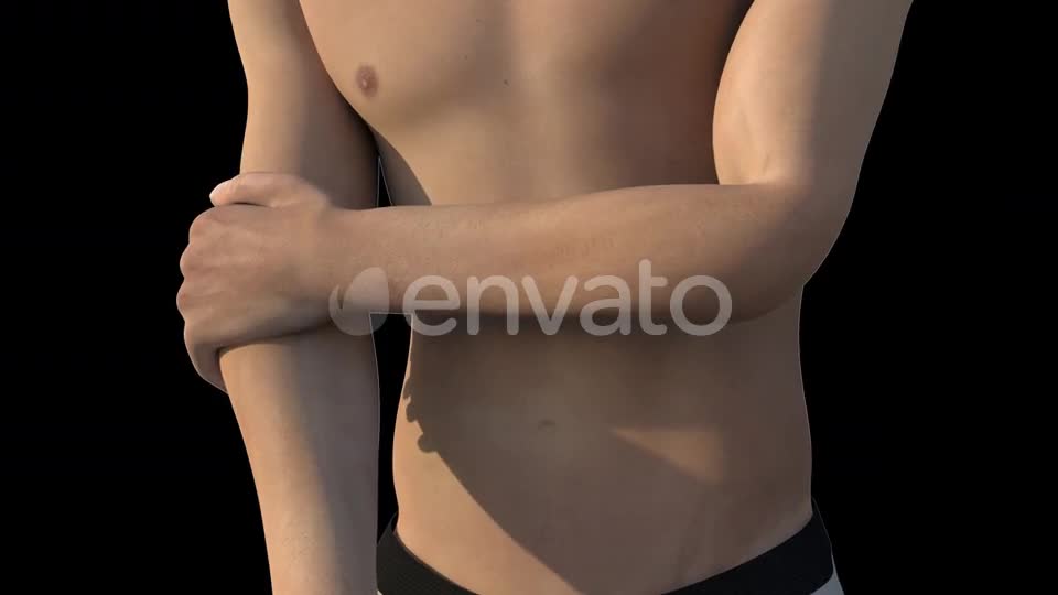 Man With Elbow Pain Videohive 22741730 Motion Graphics Image 1