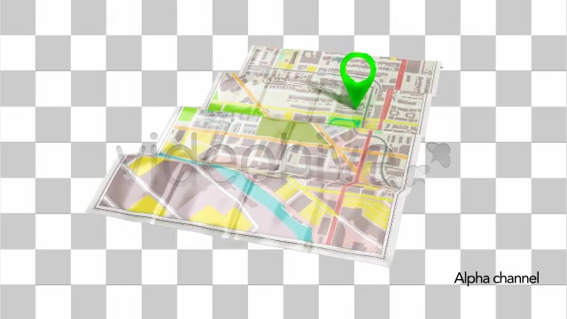 Map Directions to Pin Point Location Videohive 7666927 Motion Graphics Image 7