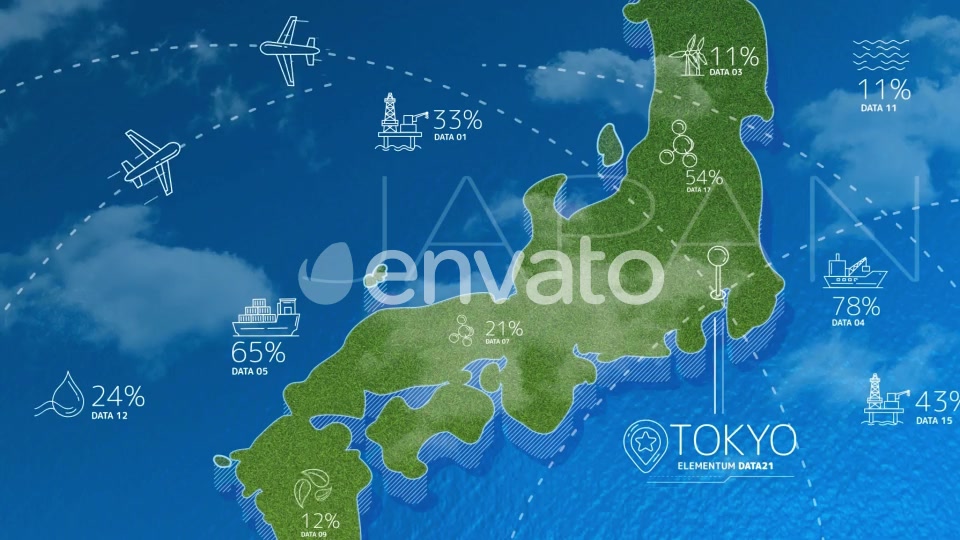 Map Icons Videohive 23438983 Motion Graphics Image 6