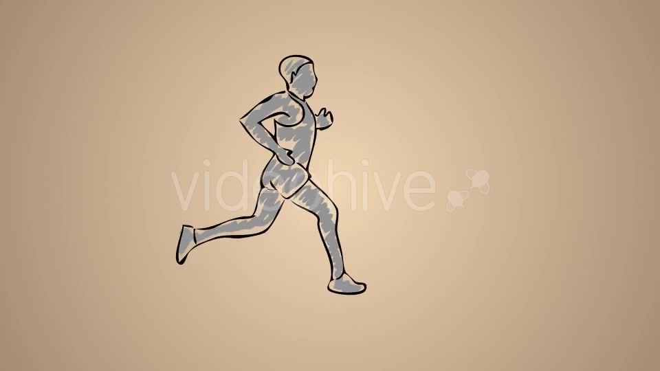 Marathon Runner Loop Videohive 20263233 Motion Graphics Image 2