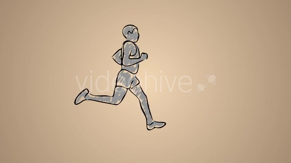 Marathon Runner Loop Videohive 20263233 Motion Graphics Image 4