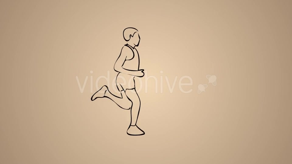 Marathon Runner Loop Videohive 20263233 Motion Graphics Image 6