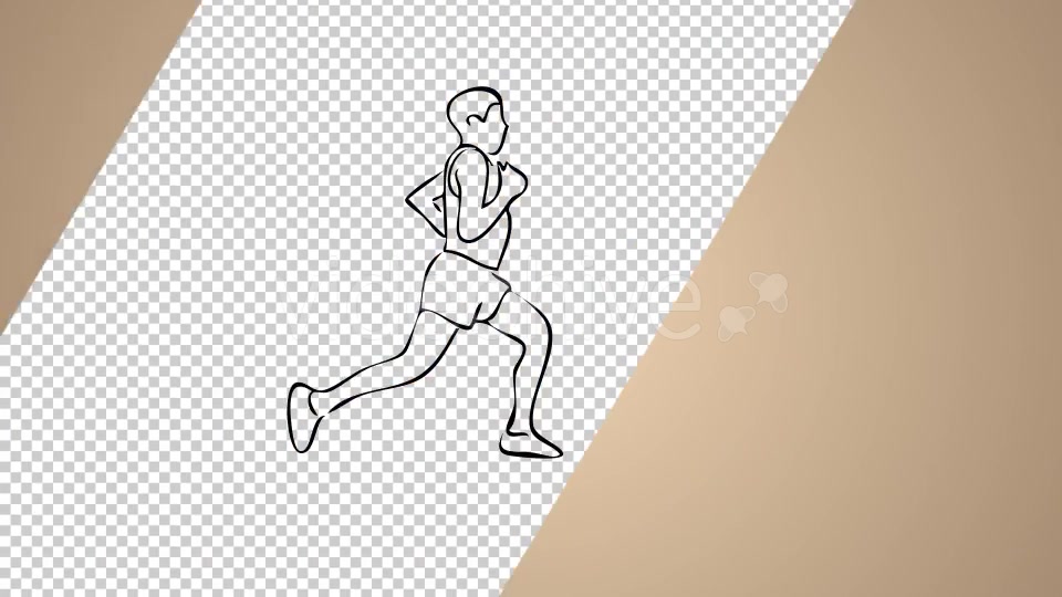 Marathon Runner Loop Videohive 20263233 Motion Graphics Image 7