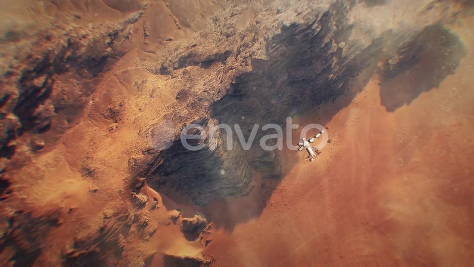 Mars Base Aerial Shot Videohive 23885614 Motion Graphics Image 8