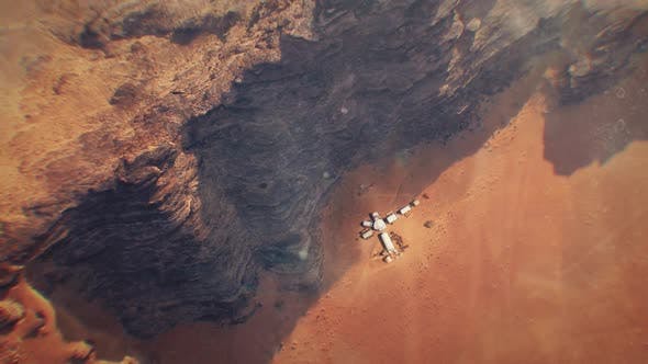 Mars Base Aerial Shot - Download Videohive 23885614
