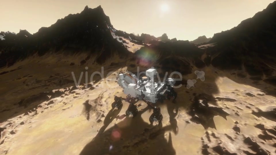Mars Curiosity Rover Establishing Shot 2 Videohive 21385578 Motion Graphics Image 4