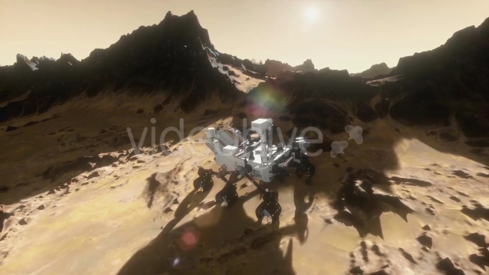 Mars Curiosity Rover Establishing Shot 2 Videohive 21385578 Motion Graphics Image 5