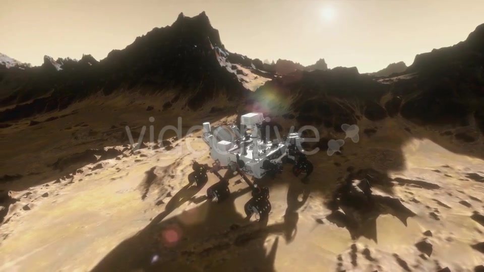 Mars Curiosity Rover Establishing Shot 2 Videohive 21385578 Motion Graphics Image 6
