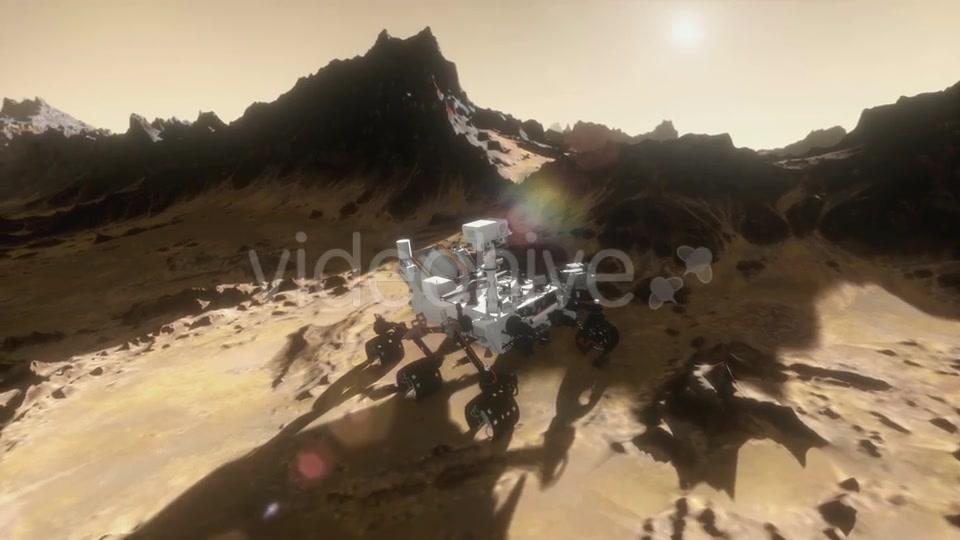 Mars Curiosity Rover Establishing Shot 2 Videohive 21385578 Motion Graphics Image 7