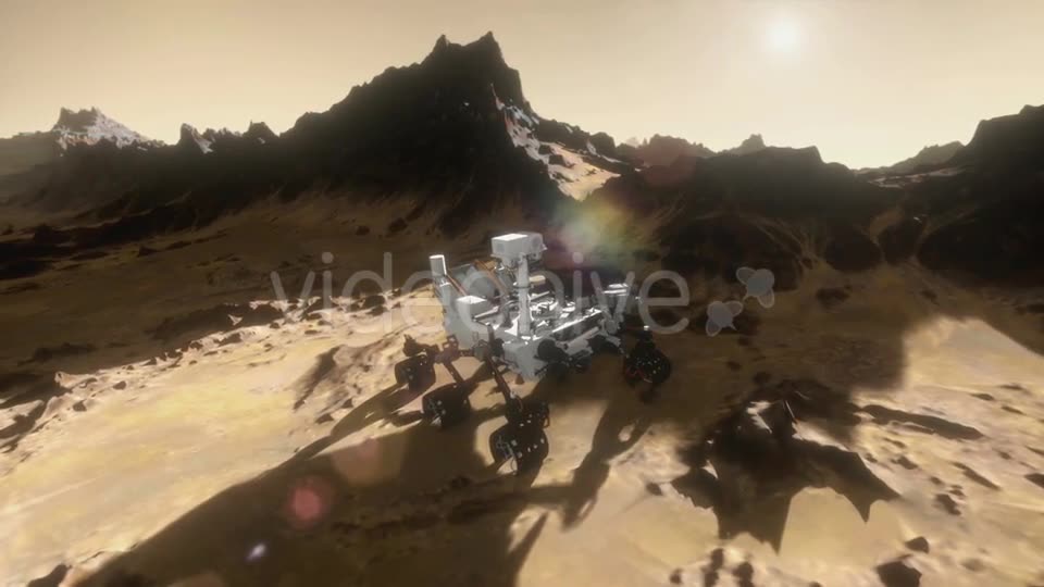 Mars Curiosity Rover Establishing Shot 2 Videohive 21385578 Motion Graphics Image 8