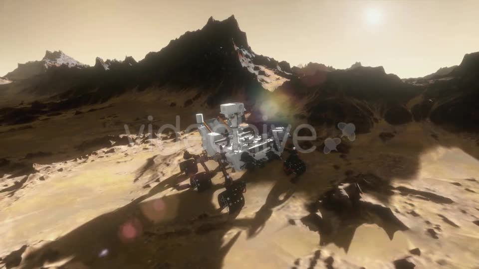 Mars Curiosity Rover Establishing Shot 2 Videohive 21385578 Motion Graphics Image 9