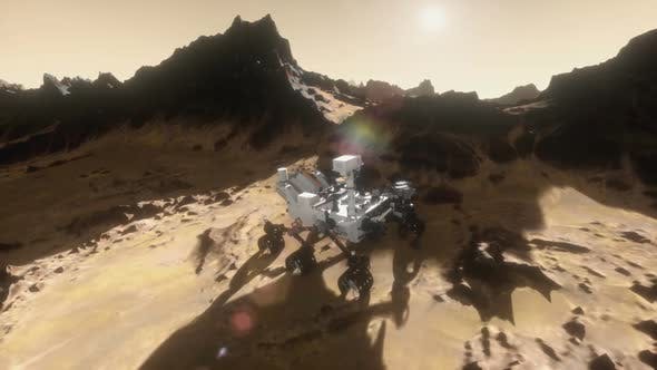 Mars Curiosity Rover Establishing Shot 2 - Download 21385578 Videohive