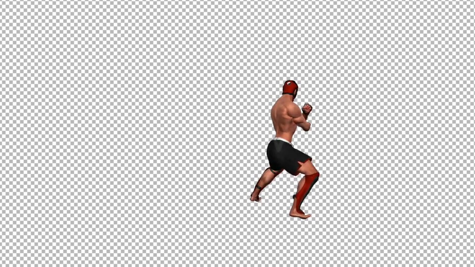 Martial Art Male Fighter Kanku Videohive 15719157 Motion Graphics Image 5