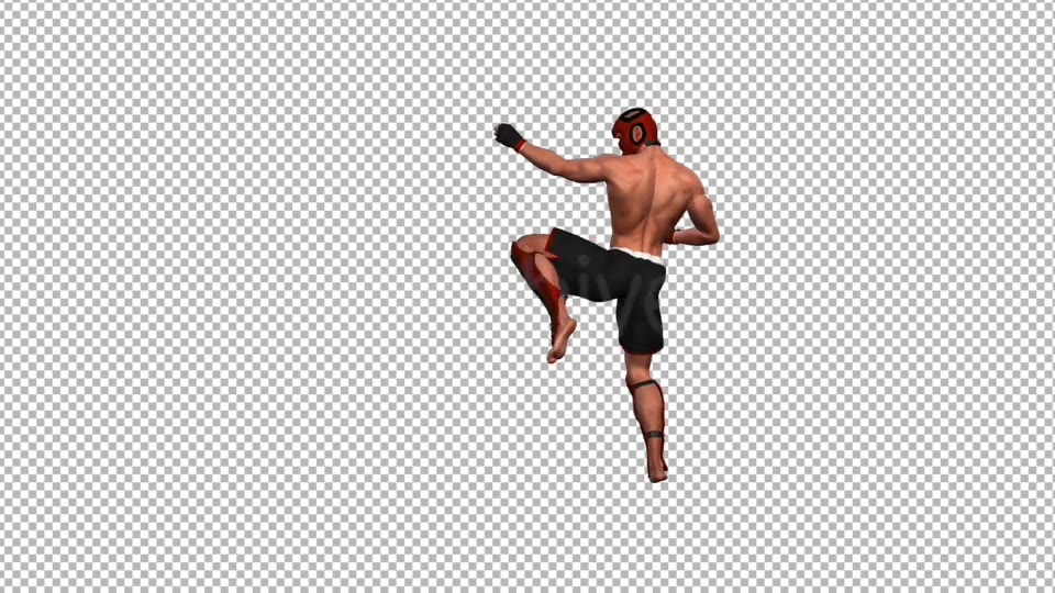 Martial Art Male Fighter Kanku Videohive 15719157 Motion Graphics Image 6