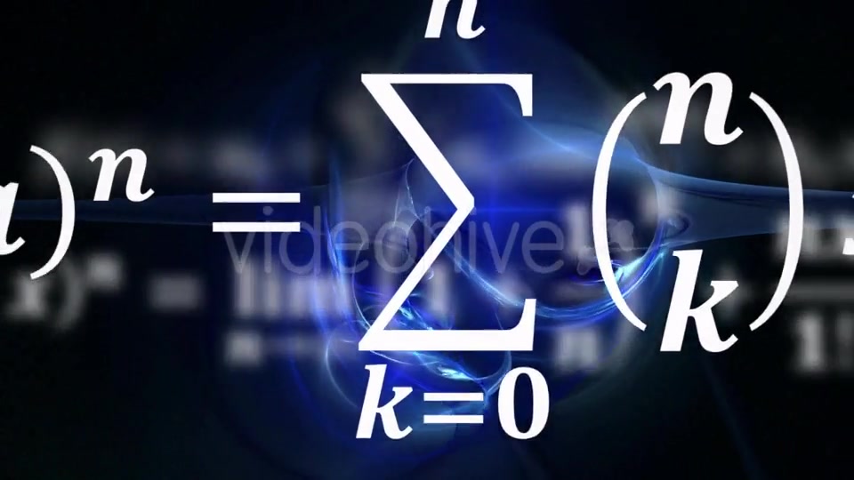 Math Equations Flying and Disappearing in Distance Videohive 21010660 Motion Graphics Image 3
