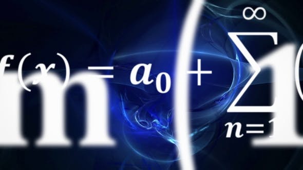 Math Equations Flying and Disappearing in Distance - Download 21010660 Videohive