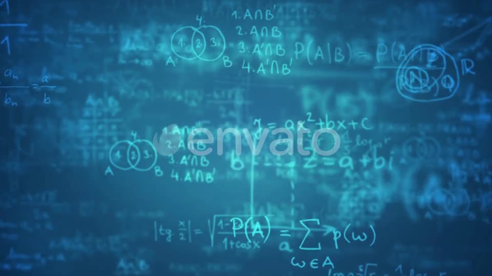 Math Formulas World Videohive 22619433 Motion Graphics Image 1