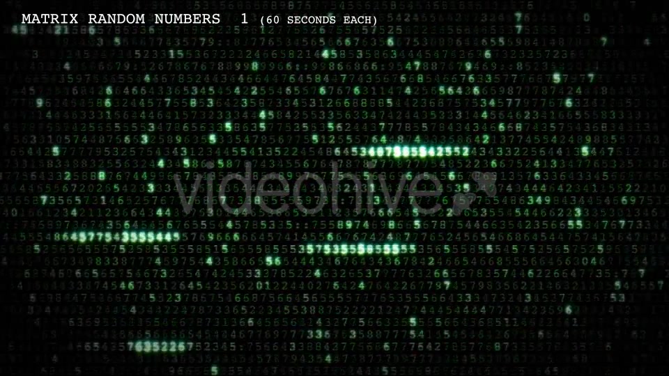 Matrix Binary and Number Code Videohive 16730371 Motion Graphics Image 8