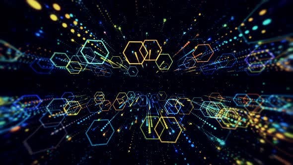 Matrix of Hexagons - Download 22628165 Videohive