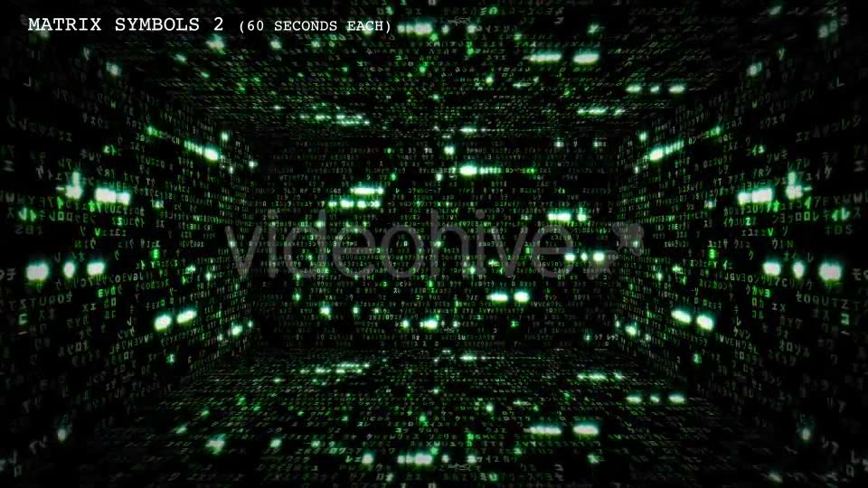 Matrix Symbol and Letters Code Videohive 16730609 Motion Graphics Image 2