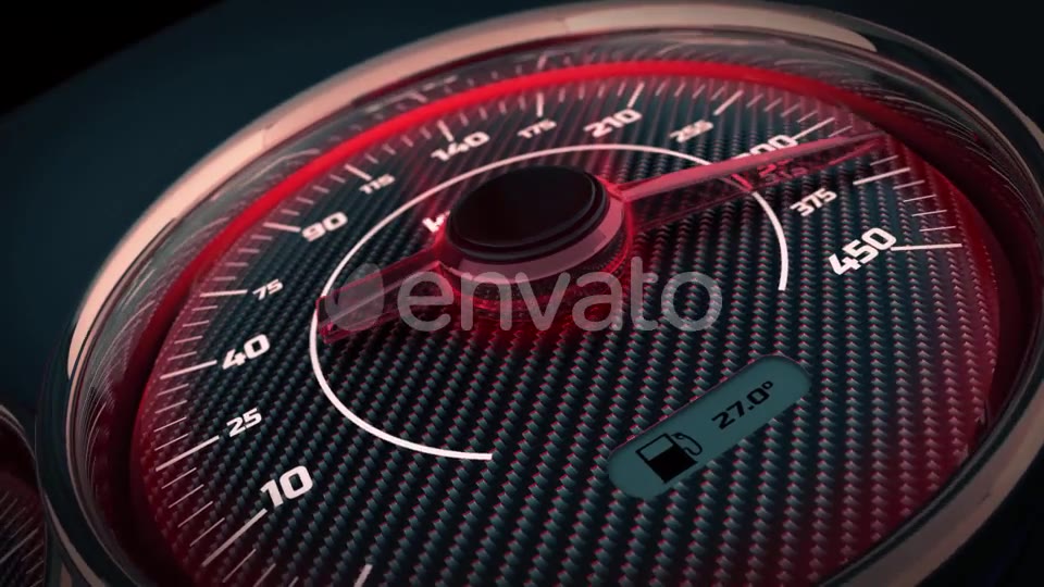 Max Speed on Car Gauges Videohive 22484473 Motion Graphics Image 3