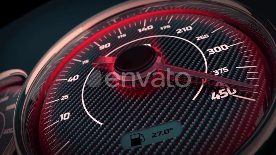 Max Speed on Car Gauges Videohive 22484473 Motion Graphics Image 4