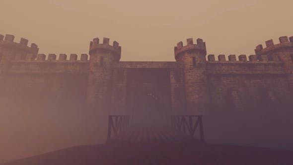 Medieval Castle Dark Weather - 18486076 Download Videohive