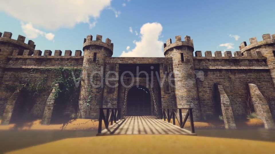 Medieval Castle Sunny Day Videohive 18486055 Motion Graphics Image 2