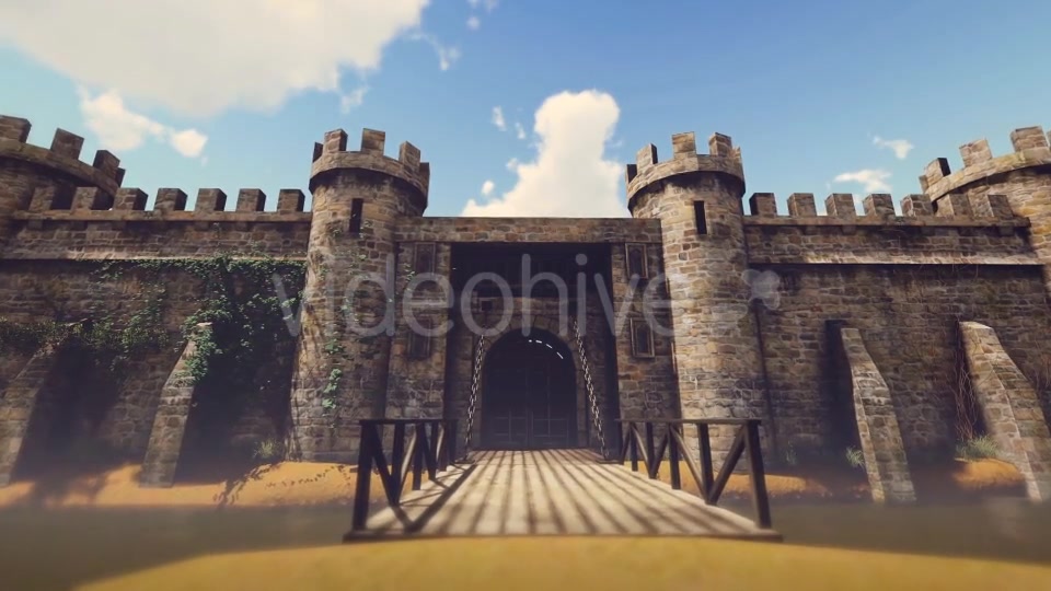Medieval Castle Sunny Day Videohive 18486055 Motion Graphics Image 3