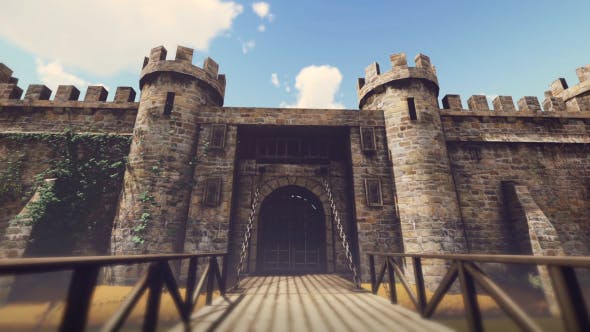 Medieval Castle Sunny Day - Videohive 18486055 Download