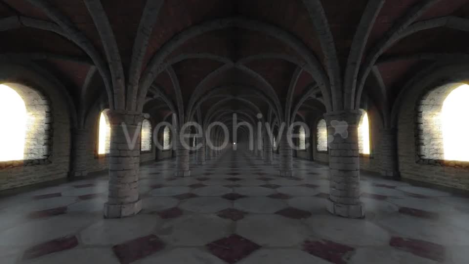 Medieval Hall Infinite Walk Videohive 15926882 Motion Graphics Image 1