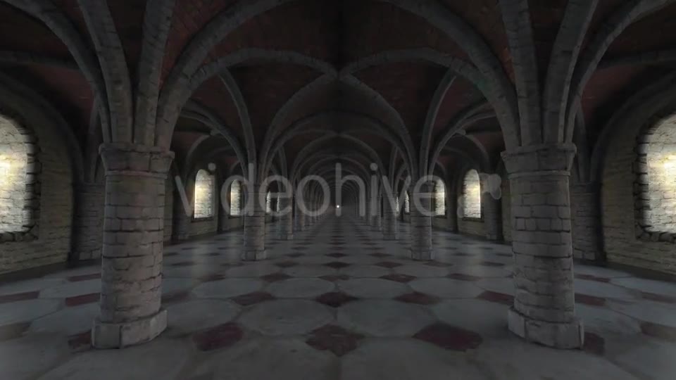 Medieval Hall Infinite Walk Videohive 15926882 Motion Graphics Image 2