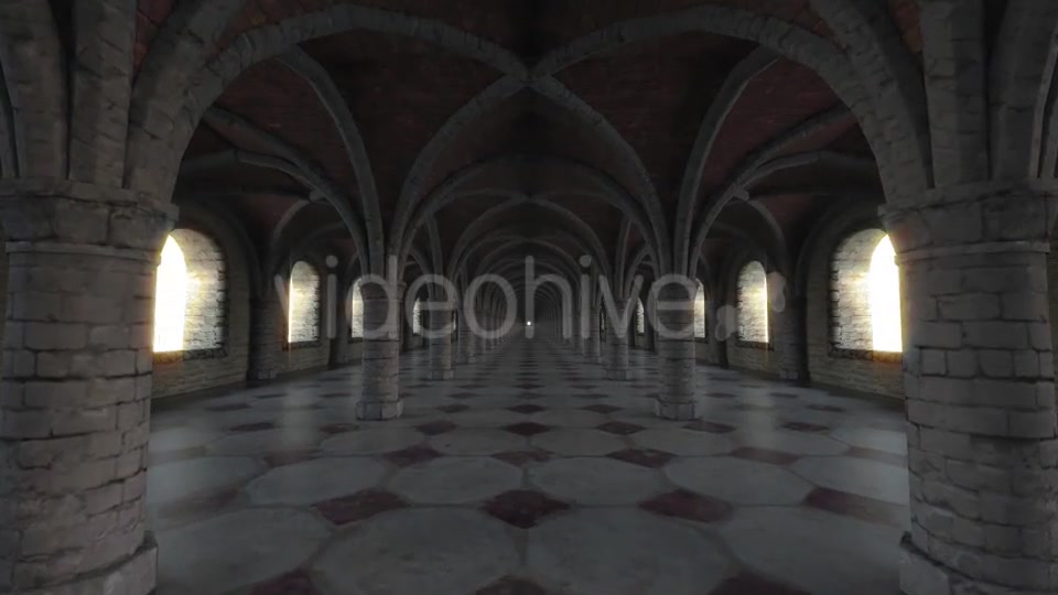 Medieval Hall Infinite Walk Videohive 15926882 Motion Graphics Image 3