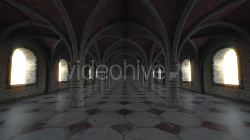Medieval Hall Infinite Walk Videohive 15926882 Motion Graphics Image 5