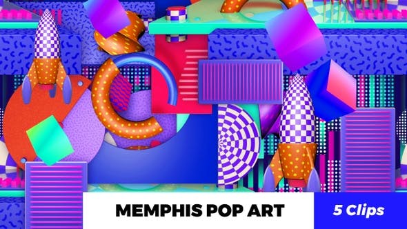 Memphis Pop Art - 24078744 Download Videohive